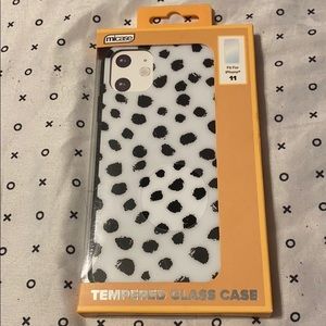 iPhone 11 black and white spot case brand new